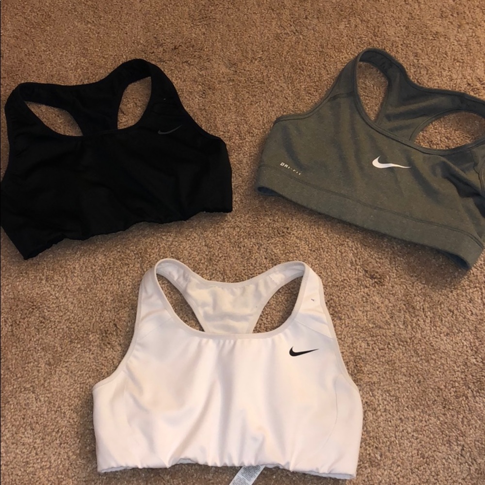 3 Nike Sports bras